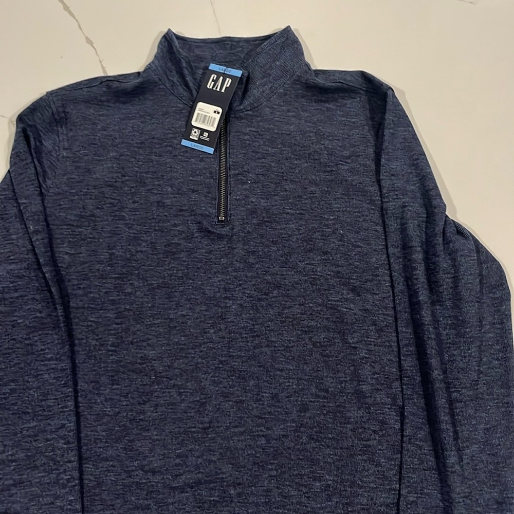GAP 1/4 Zip Pullover Navy Blue